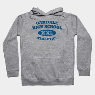 Oakdale High School Athletics (Blue/Worn) Hoodie